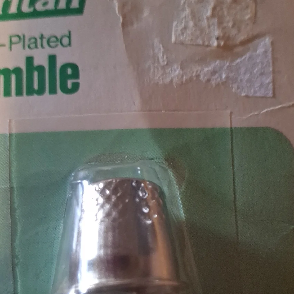 Puritan Silver Nickel-Plated Thimble NWT